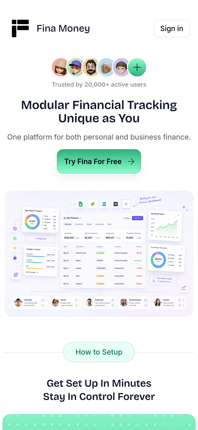 Homepage / Lander