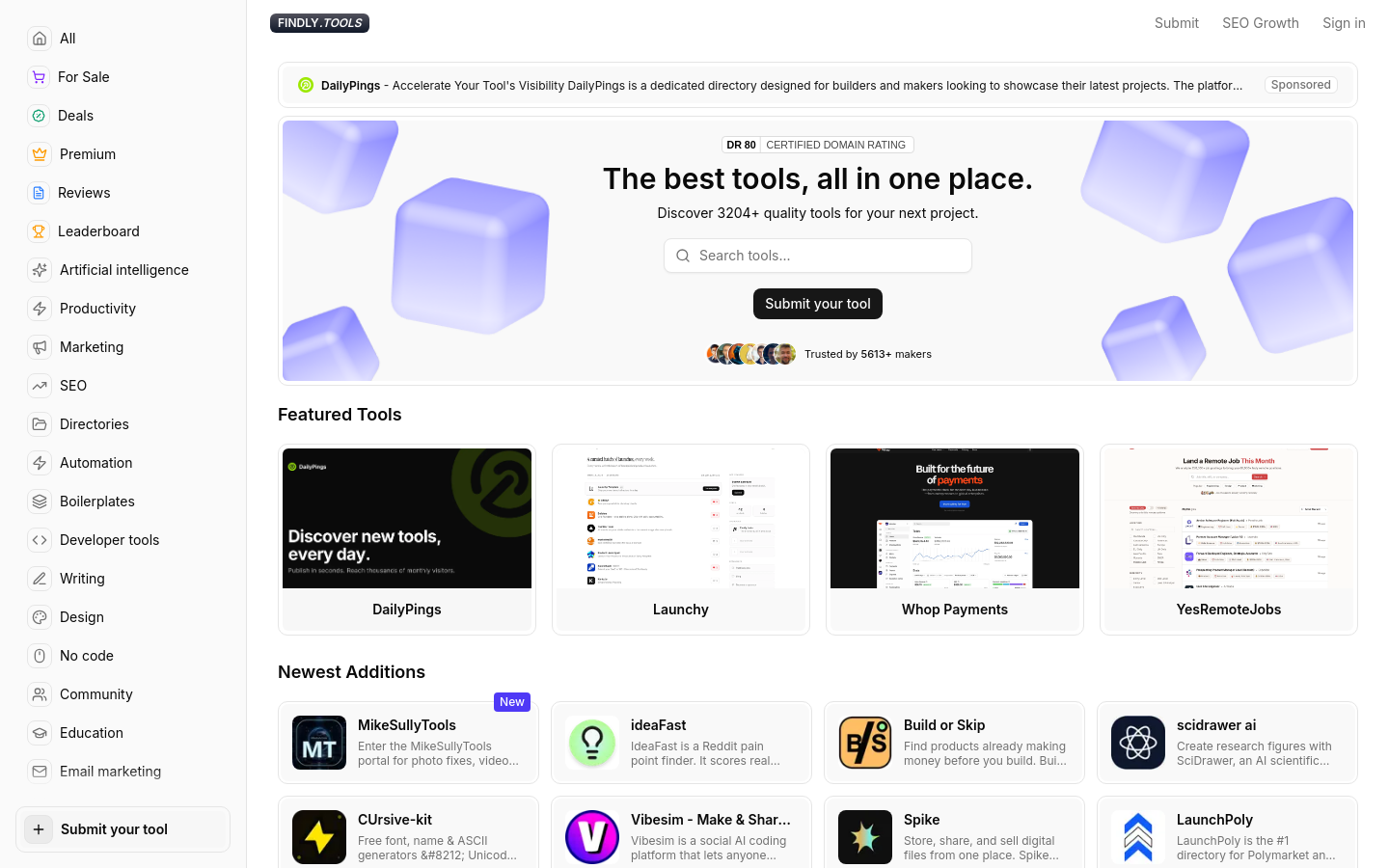 findly.tools — The Objection-Handler