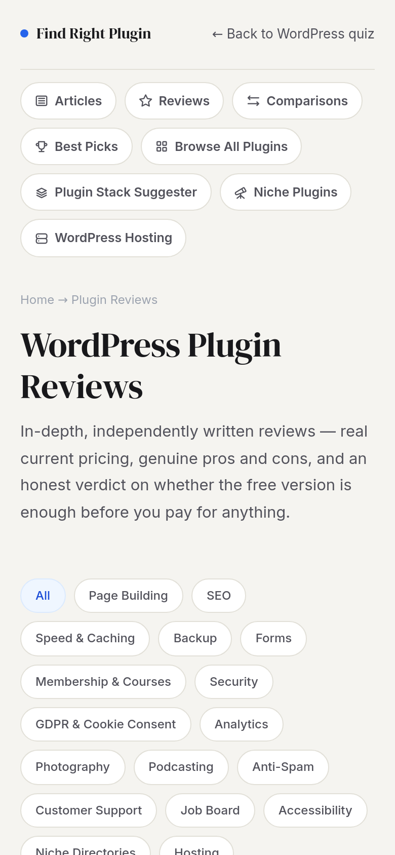 Reviews