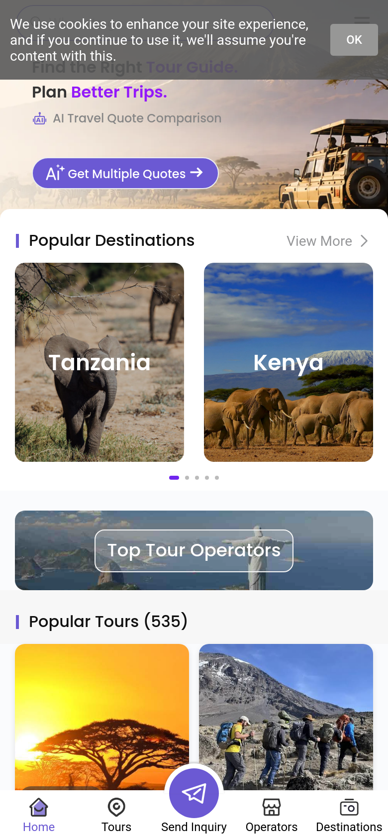 Homepage / Lander