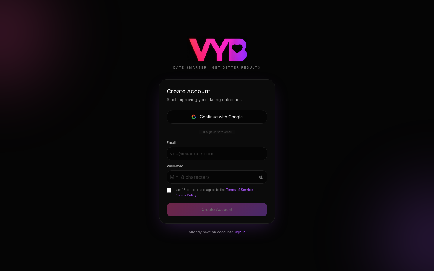 Signup