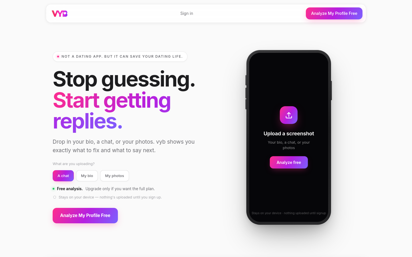 Captured Homepage / Lander