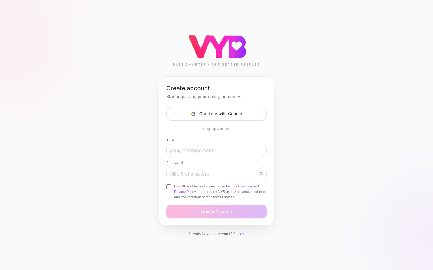 Signup