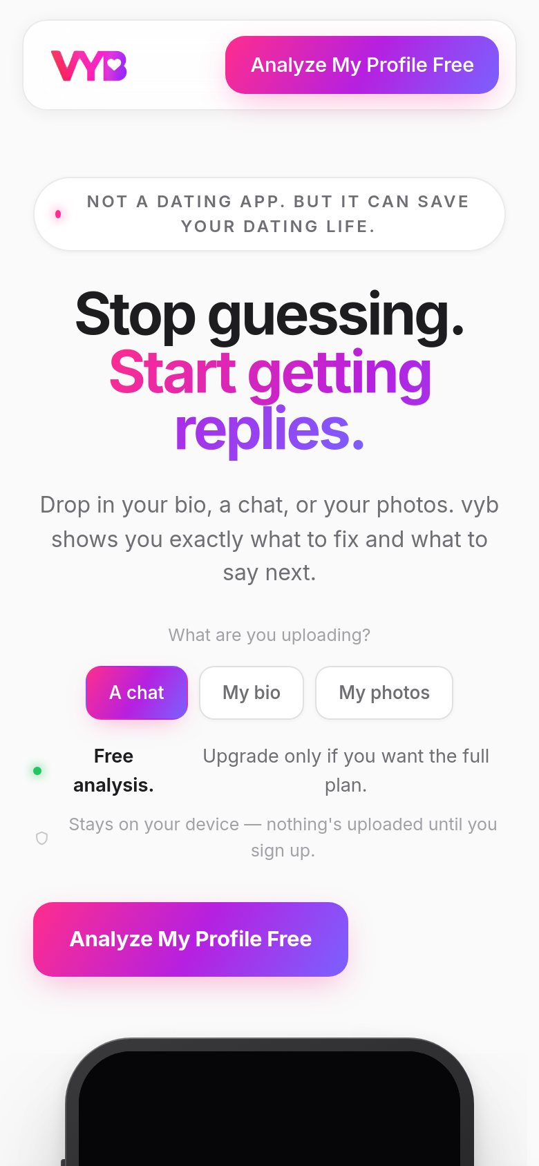Homepage / Lander
