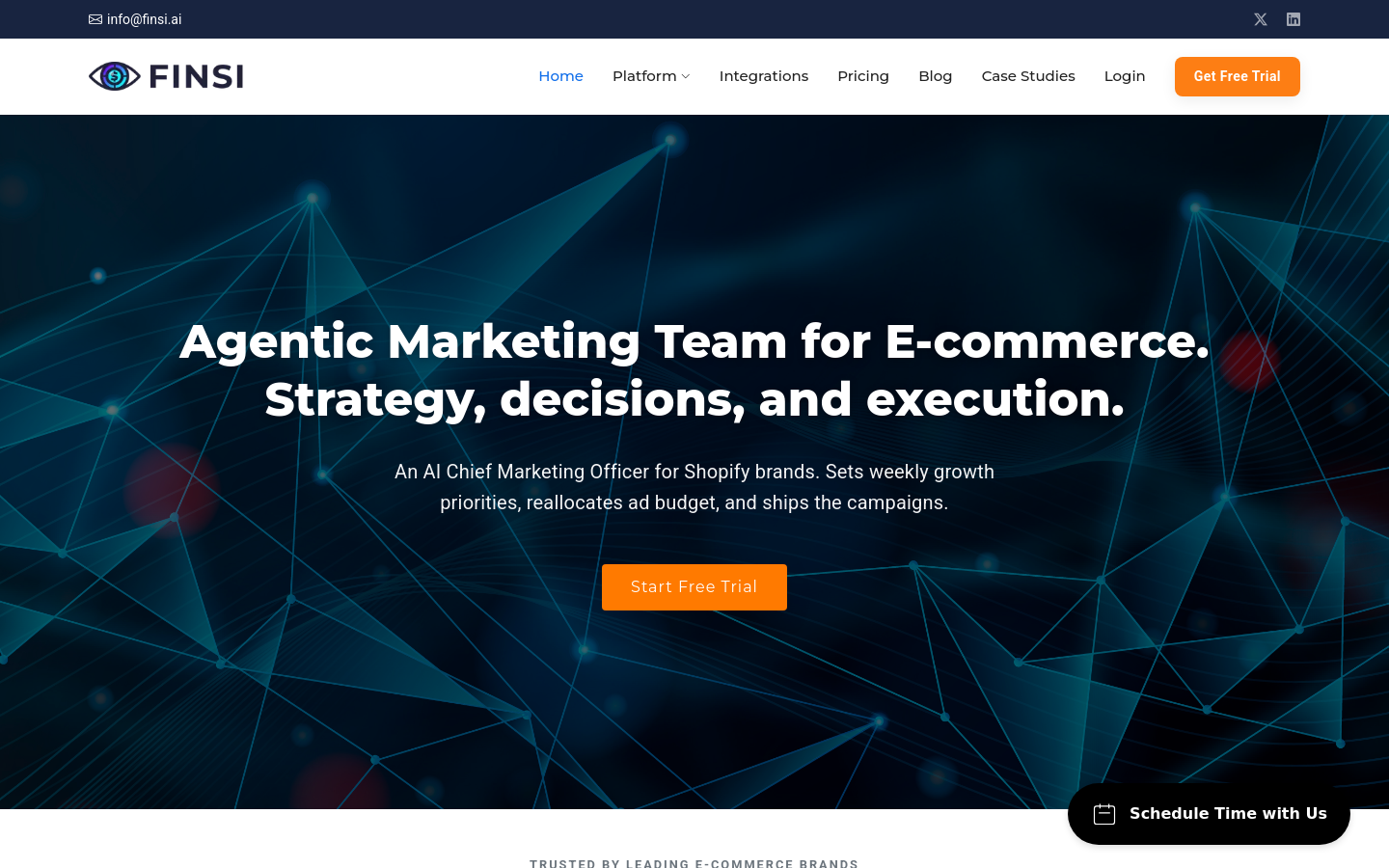 Captured Homepage / Lander