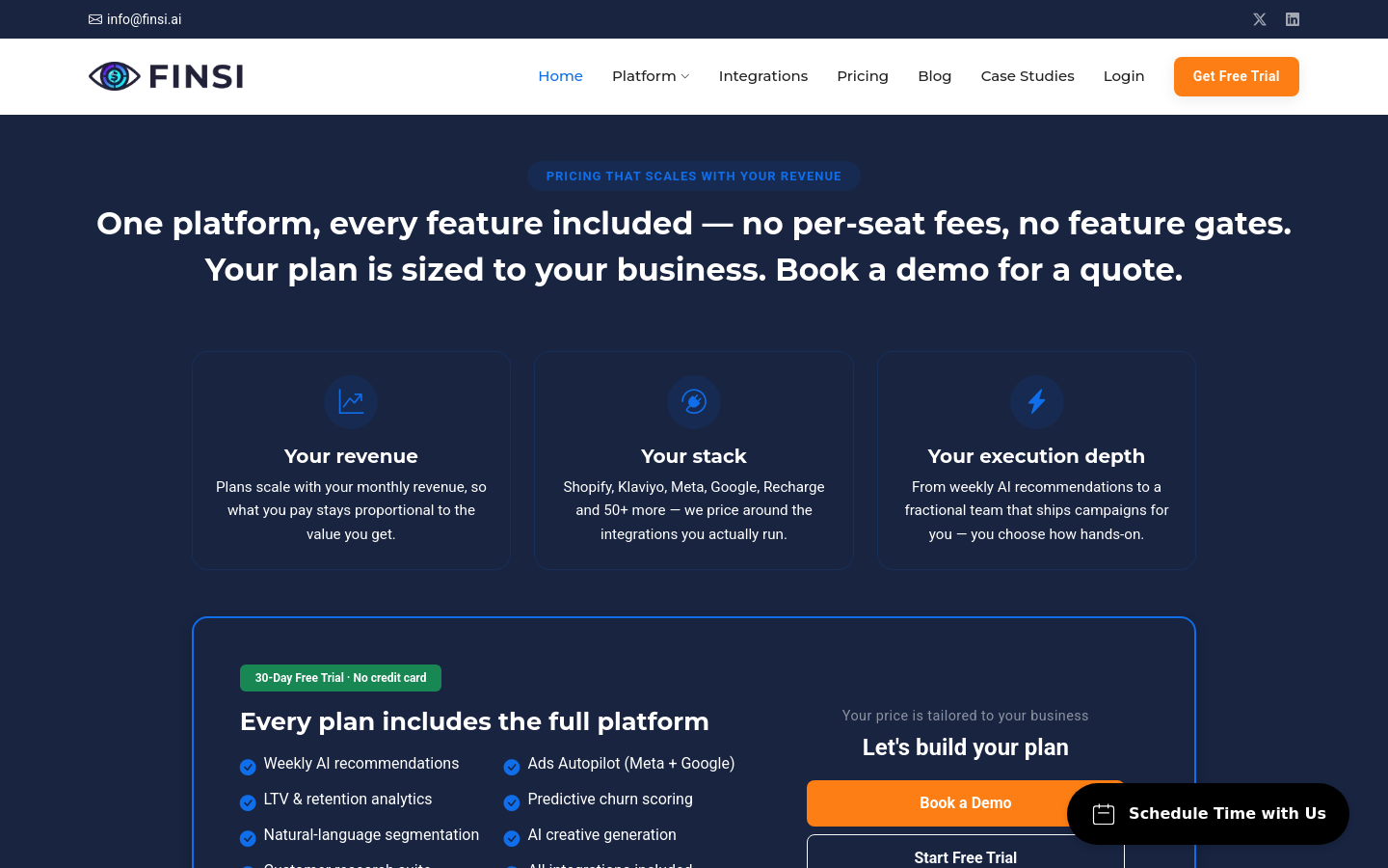 Pricing