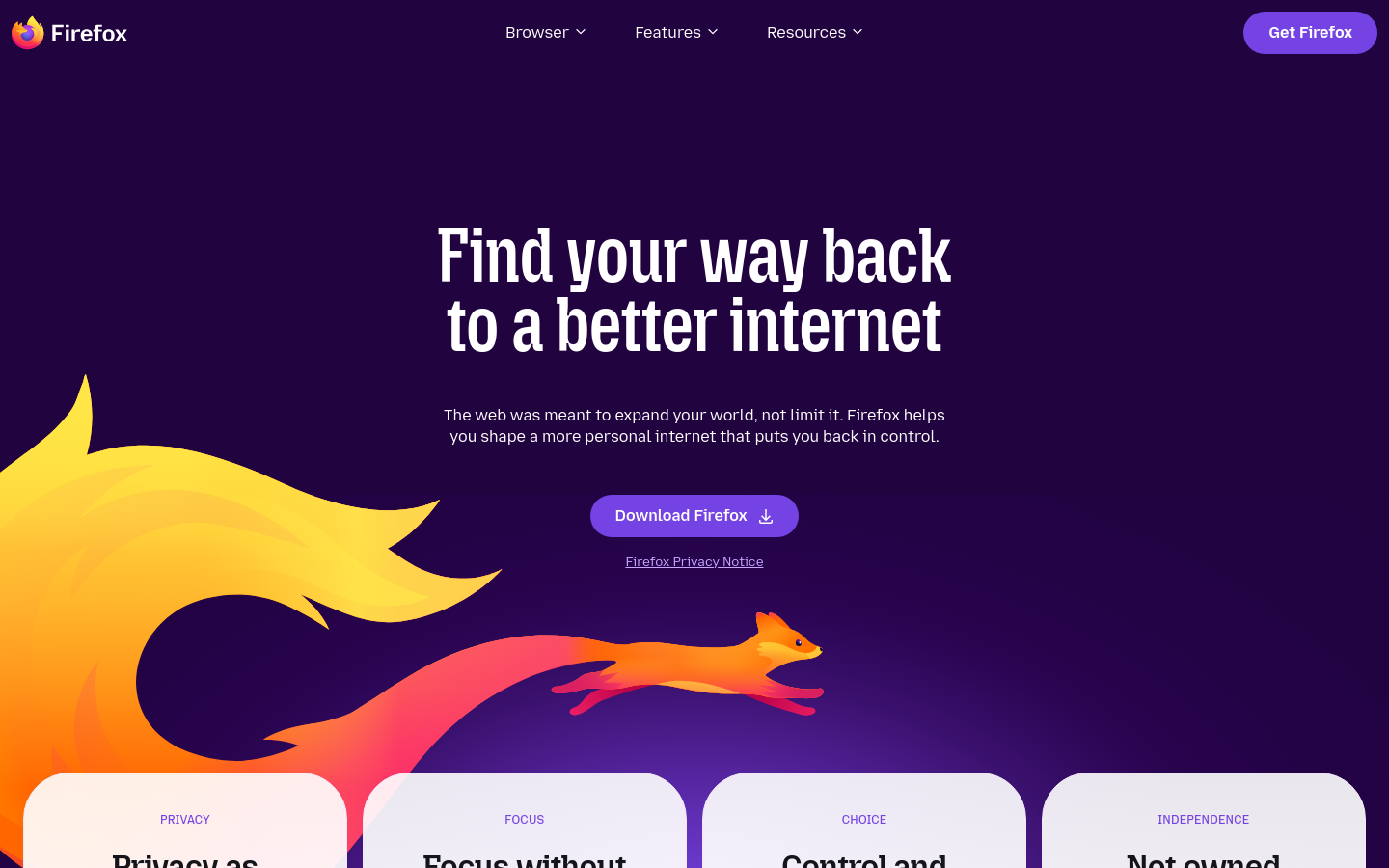 Captured Homepage / Lander