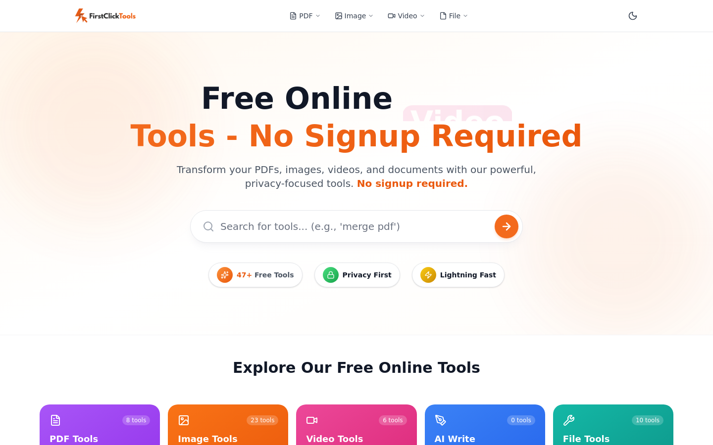 Captured Homepage / Lander