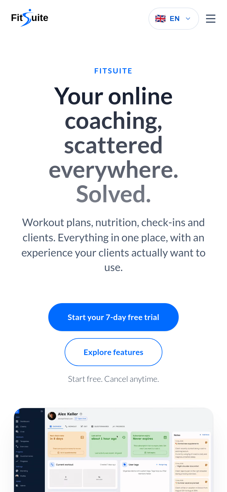 Homepage / Lander