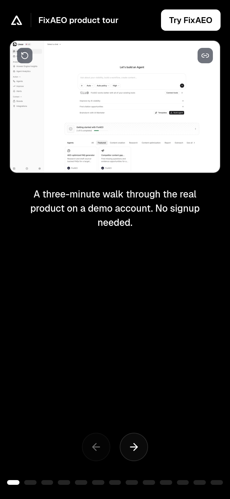 Product Tour