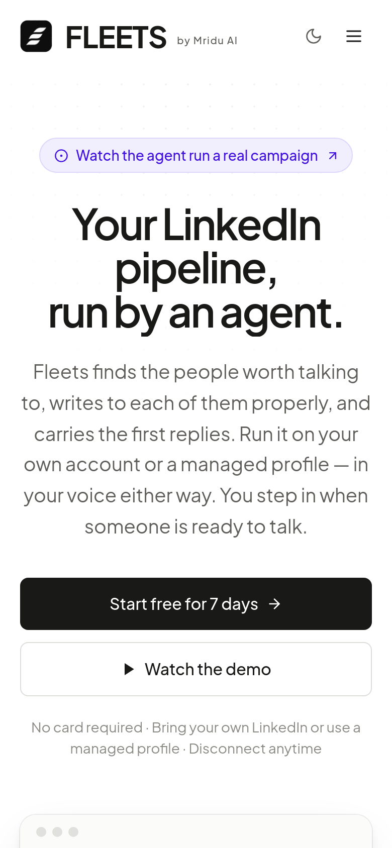 Homepage / Lander