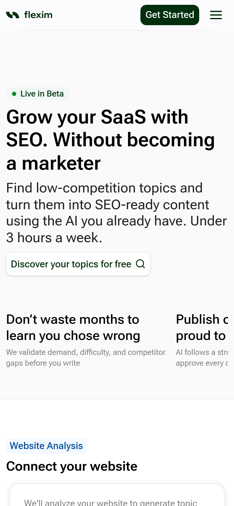 Homepage / Lander
