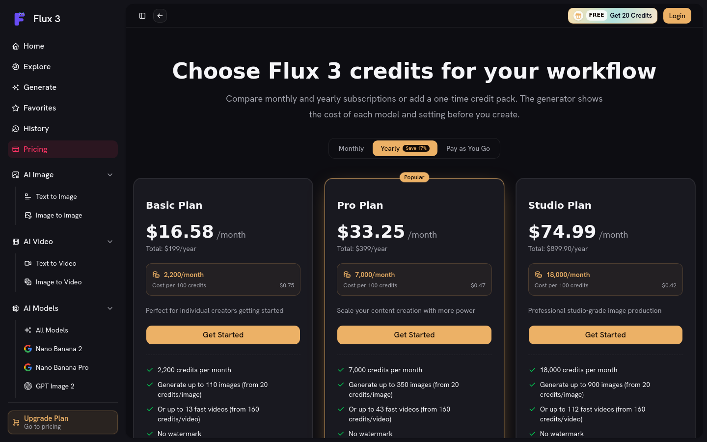 Pricing