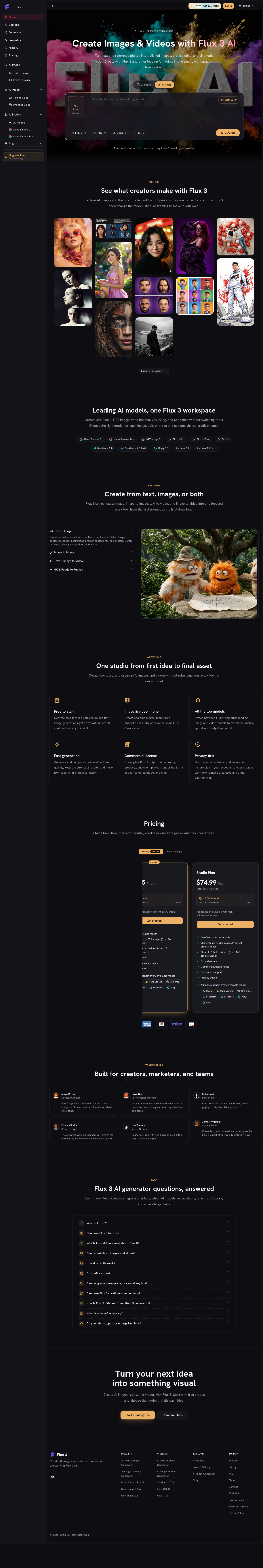 flux-3.co — The Pricing Page