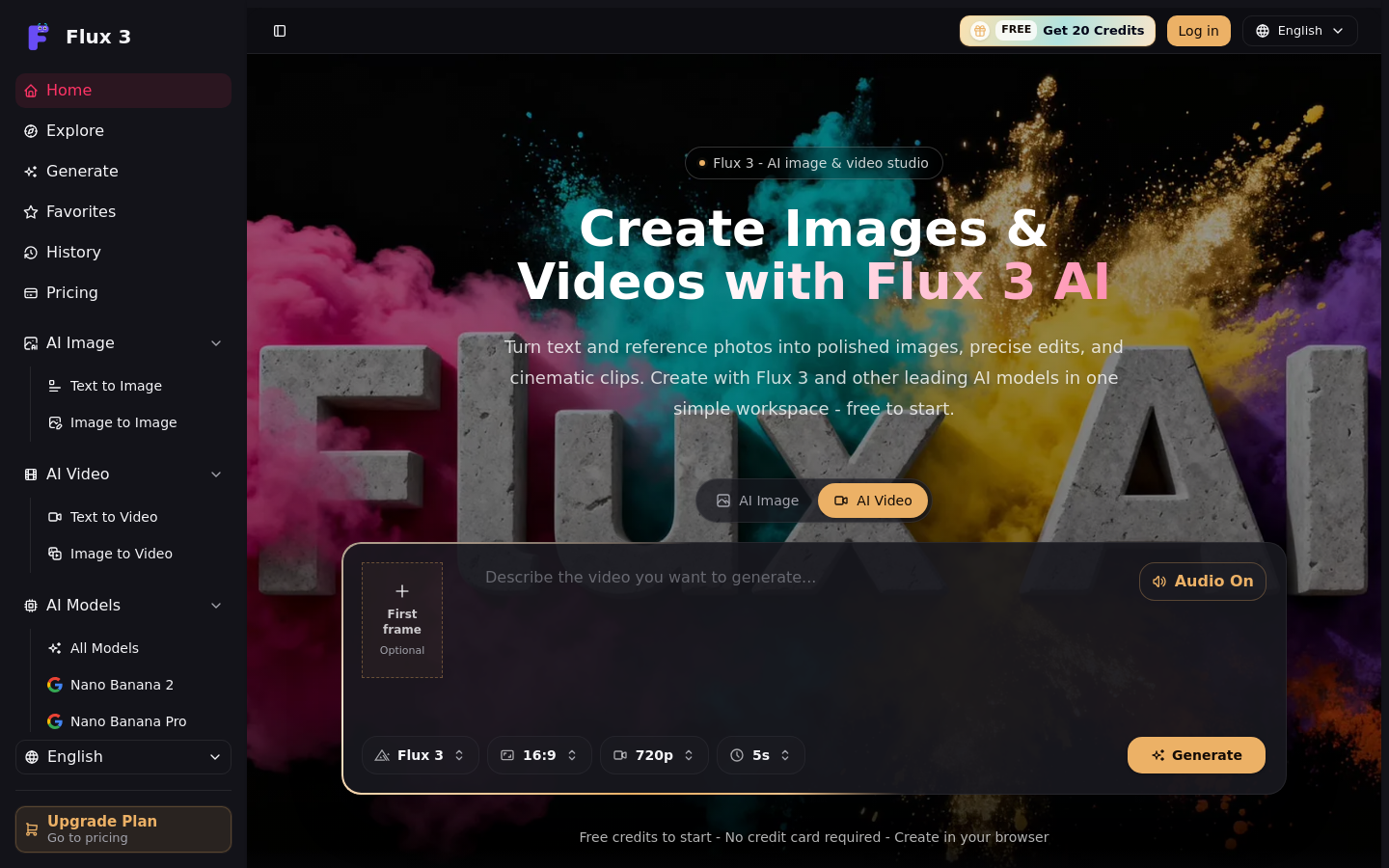 Captured Homepage / Lander