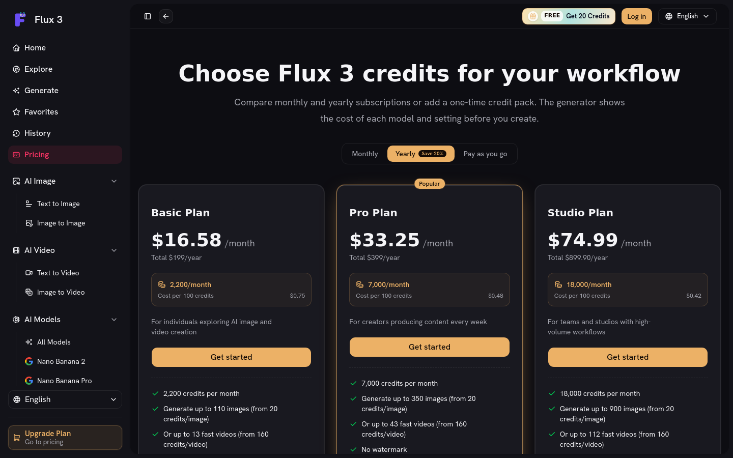 Pricing