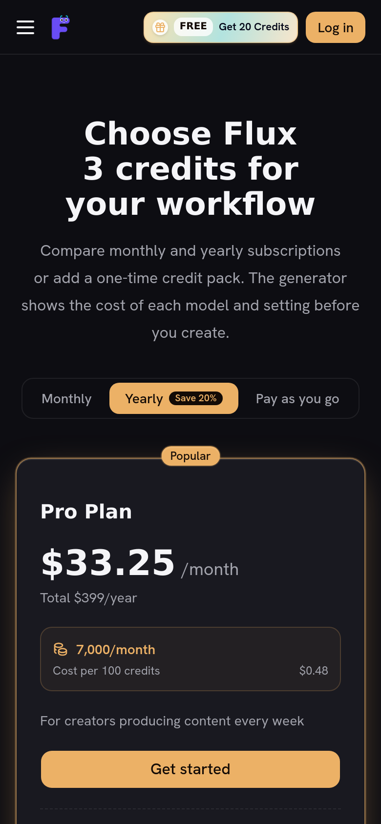 Pricing