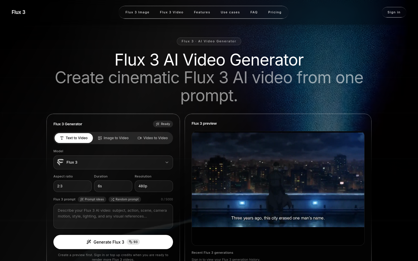 Captured Homepage / Lander