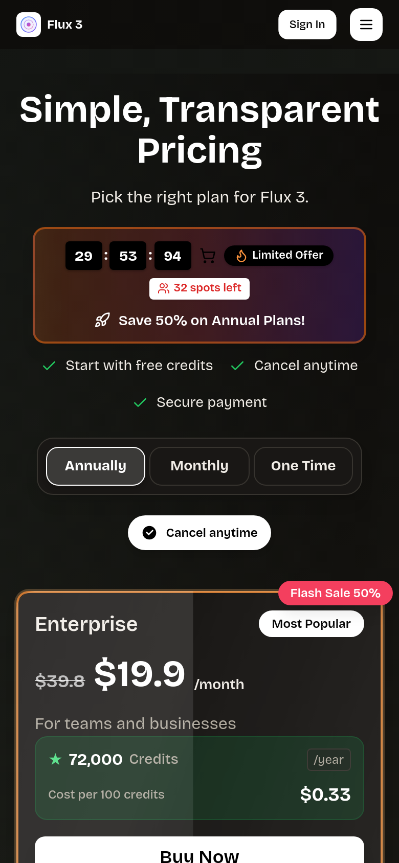Pricing