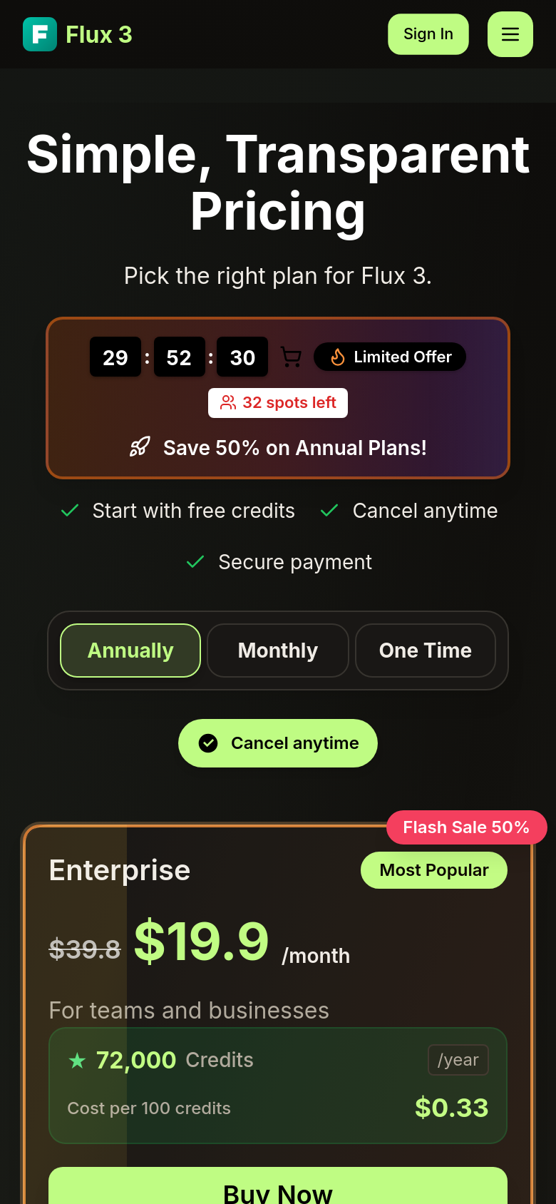 Pricing