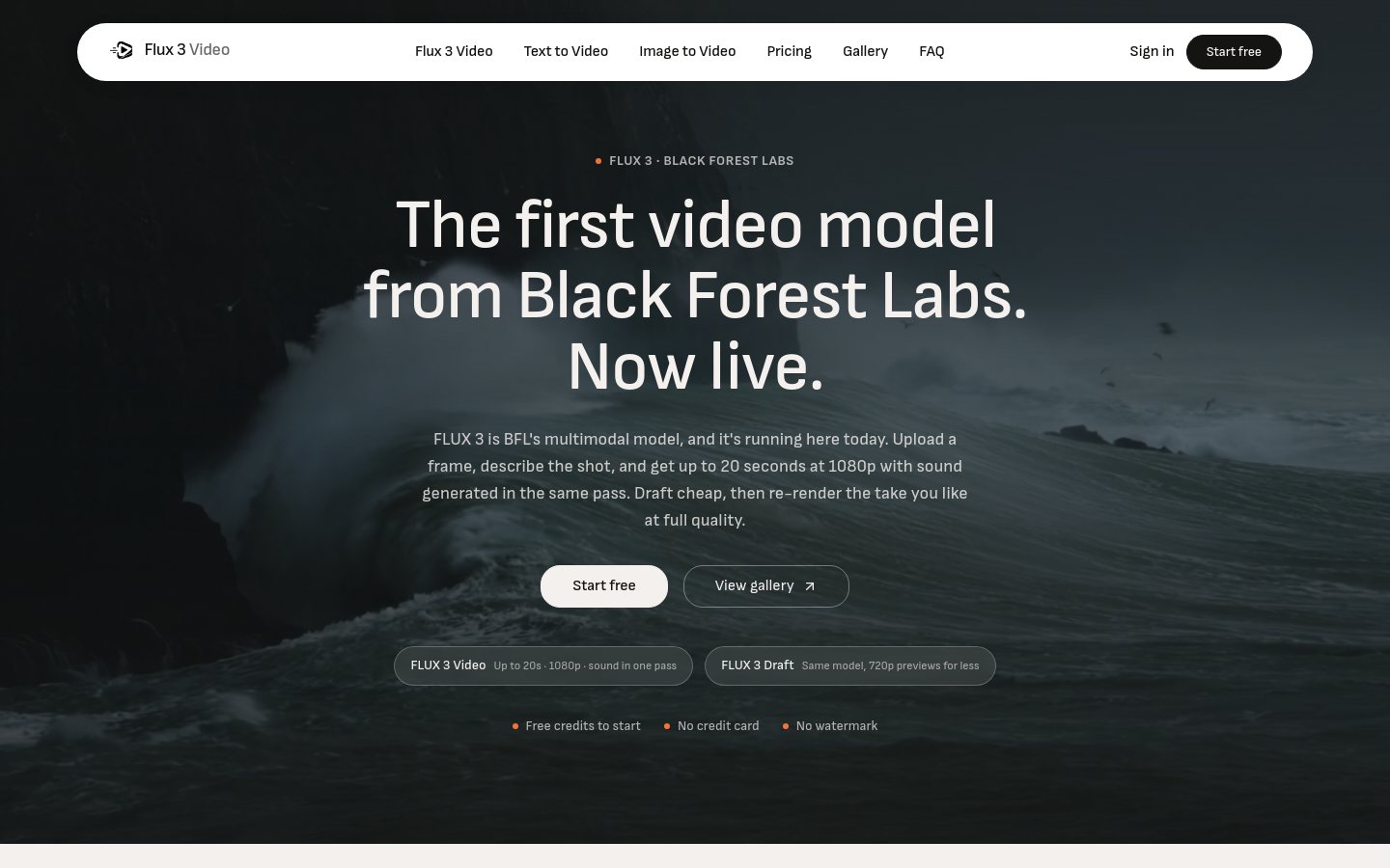 Captured Homepage / Lander