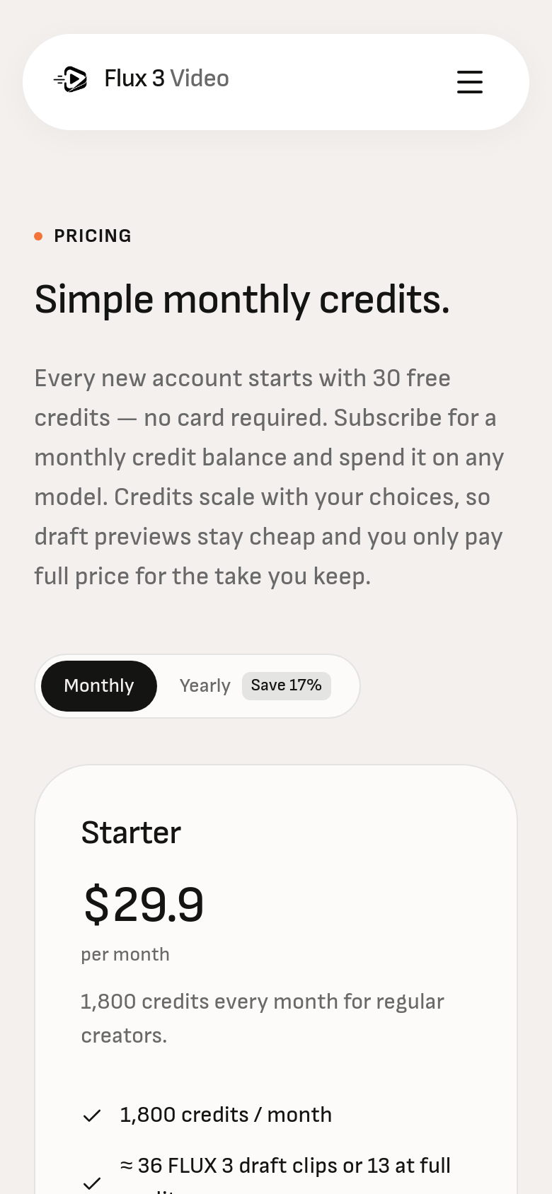 Pricing