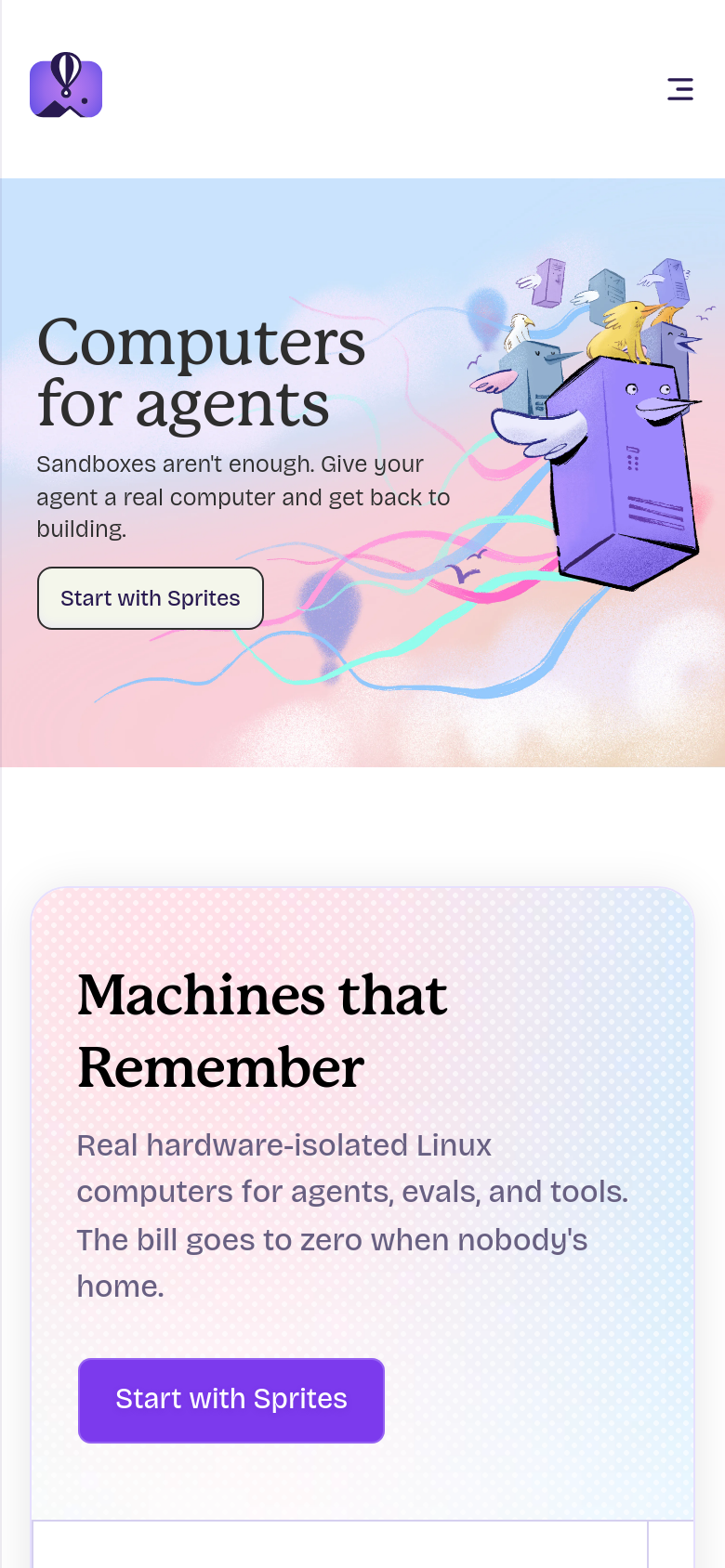 Homepage / Lander