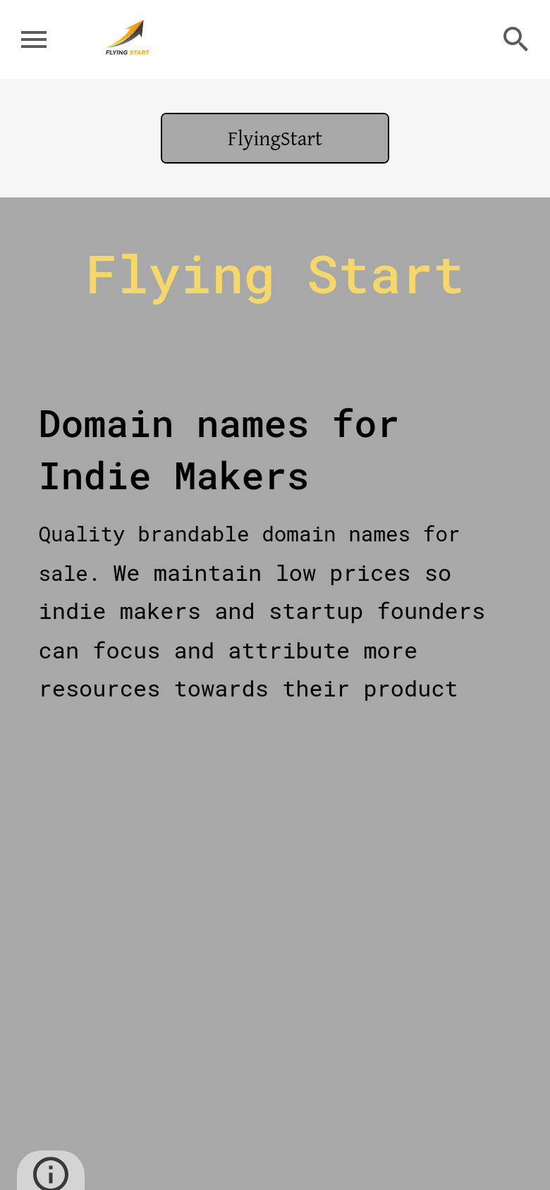 Homepage / Lander