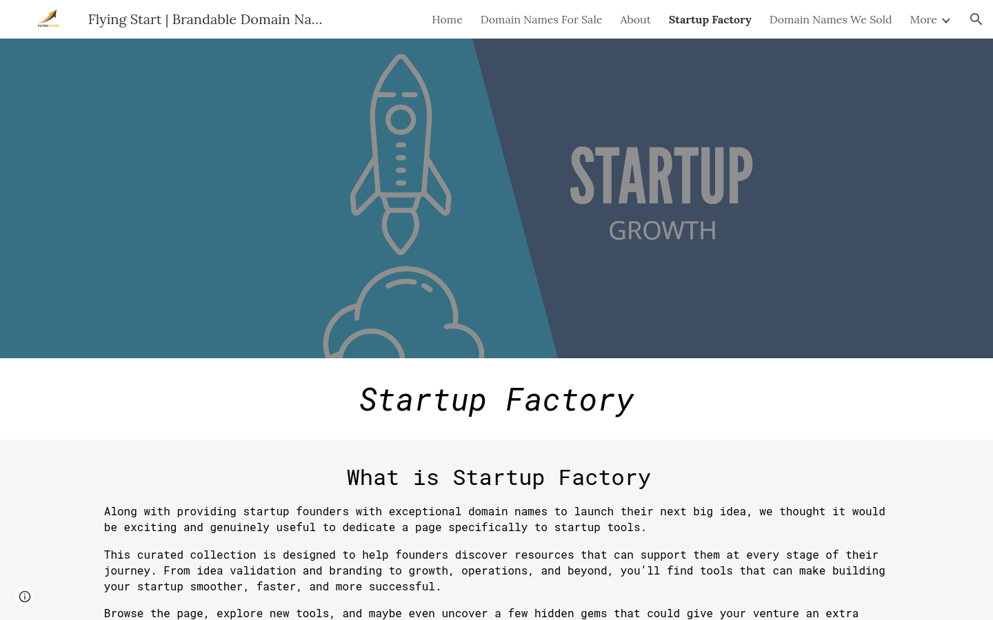 Captured Startup Factory