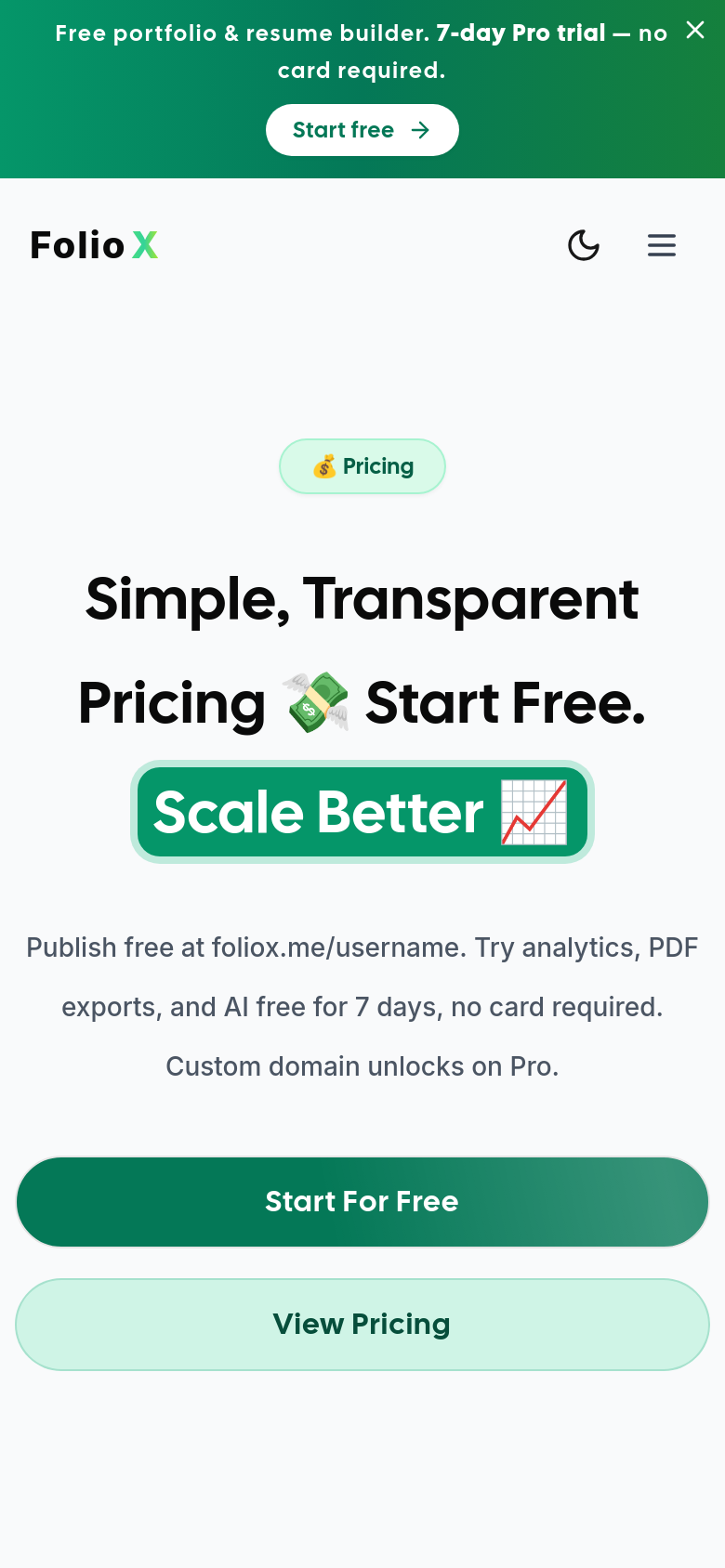 Pricing
