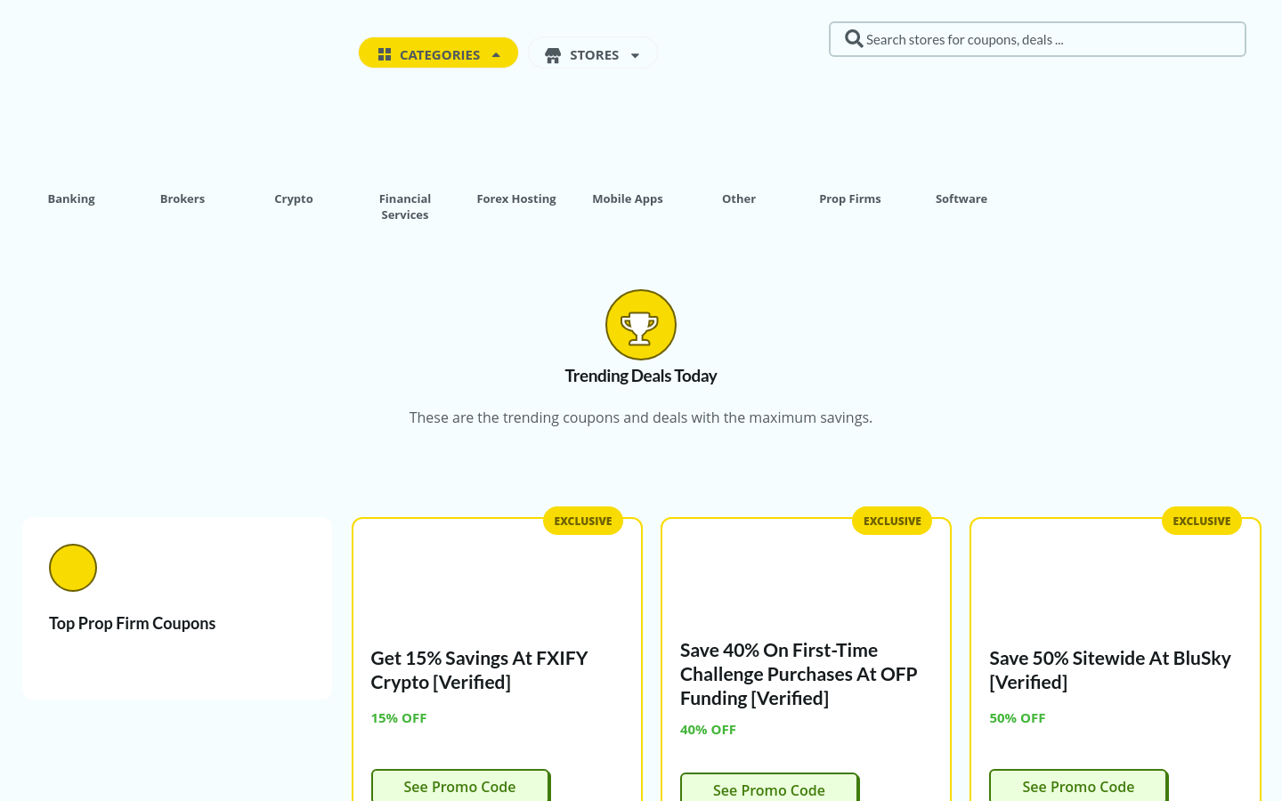 Captured Homepage / Lander