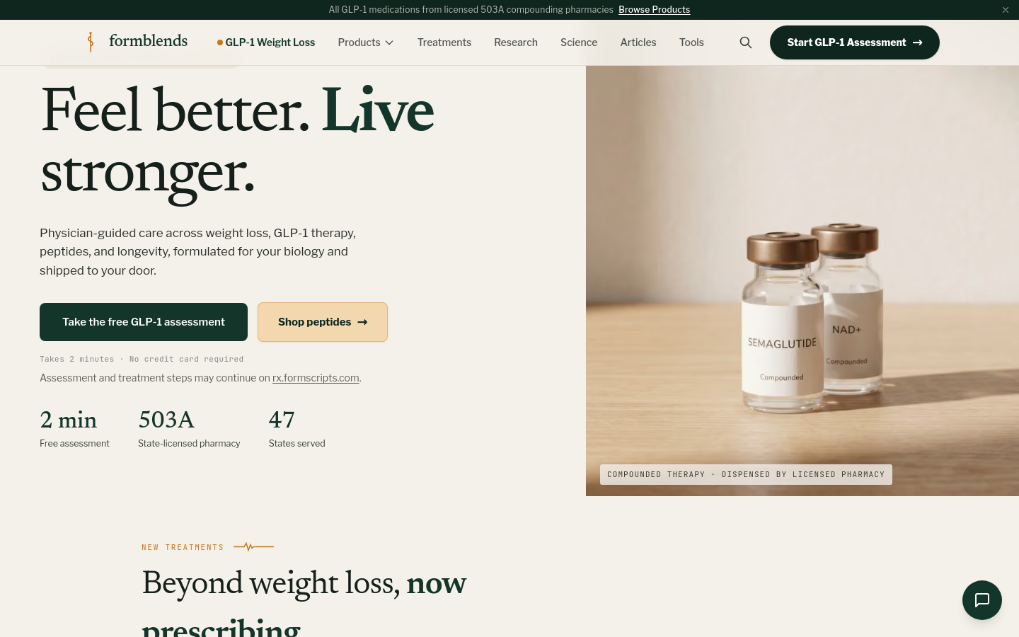 Captured Homepage / Lander