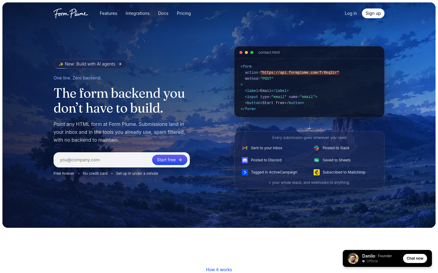 formplume.com section