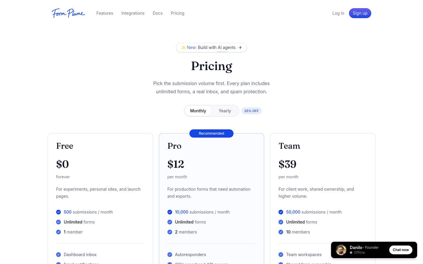 Pricing