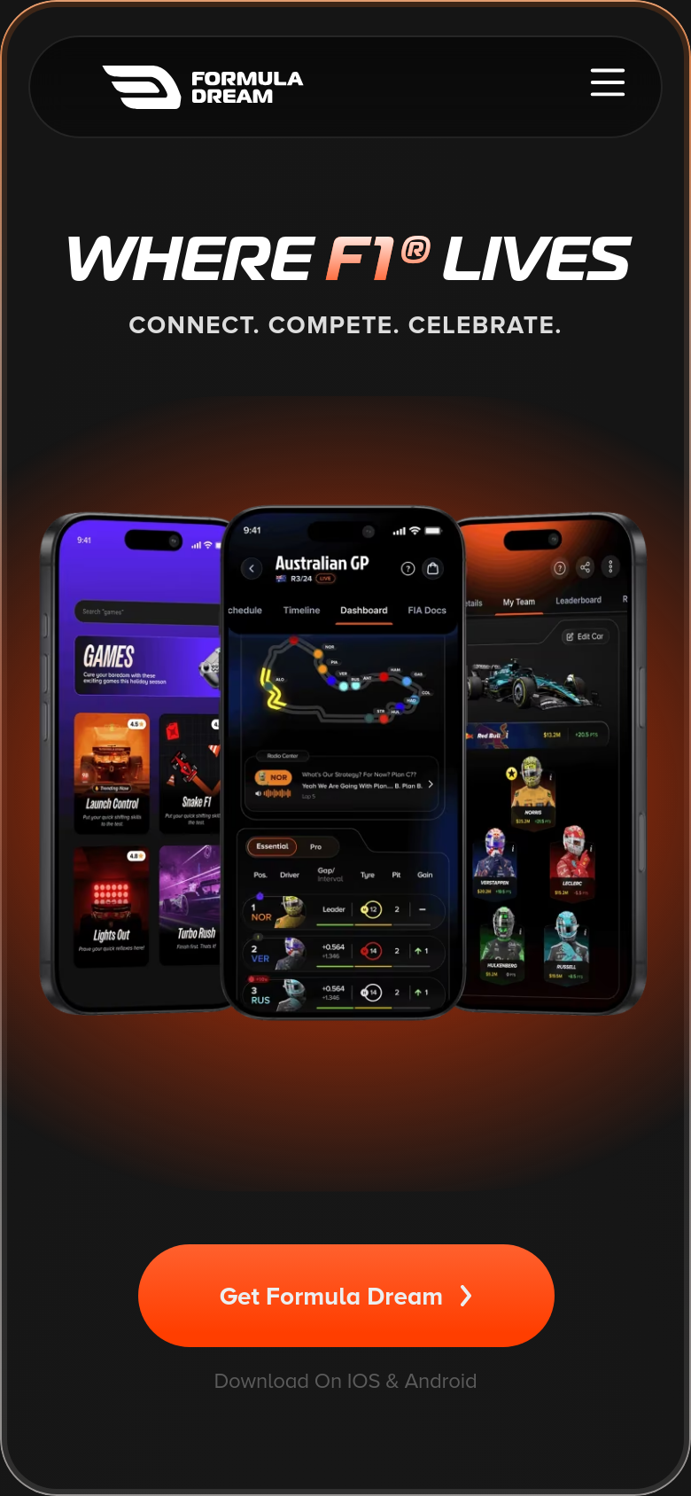 Homepage / Lander