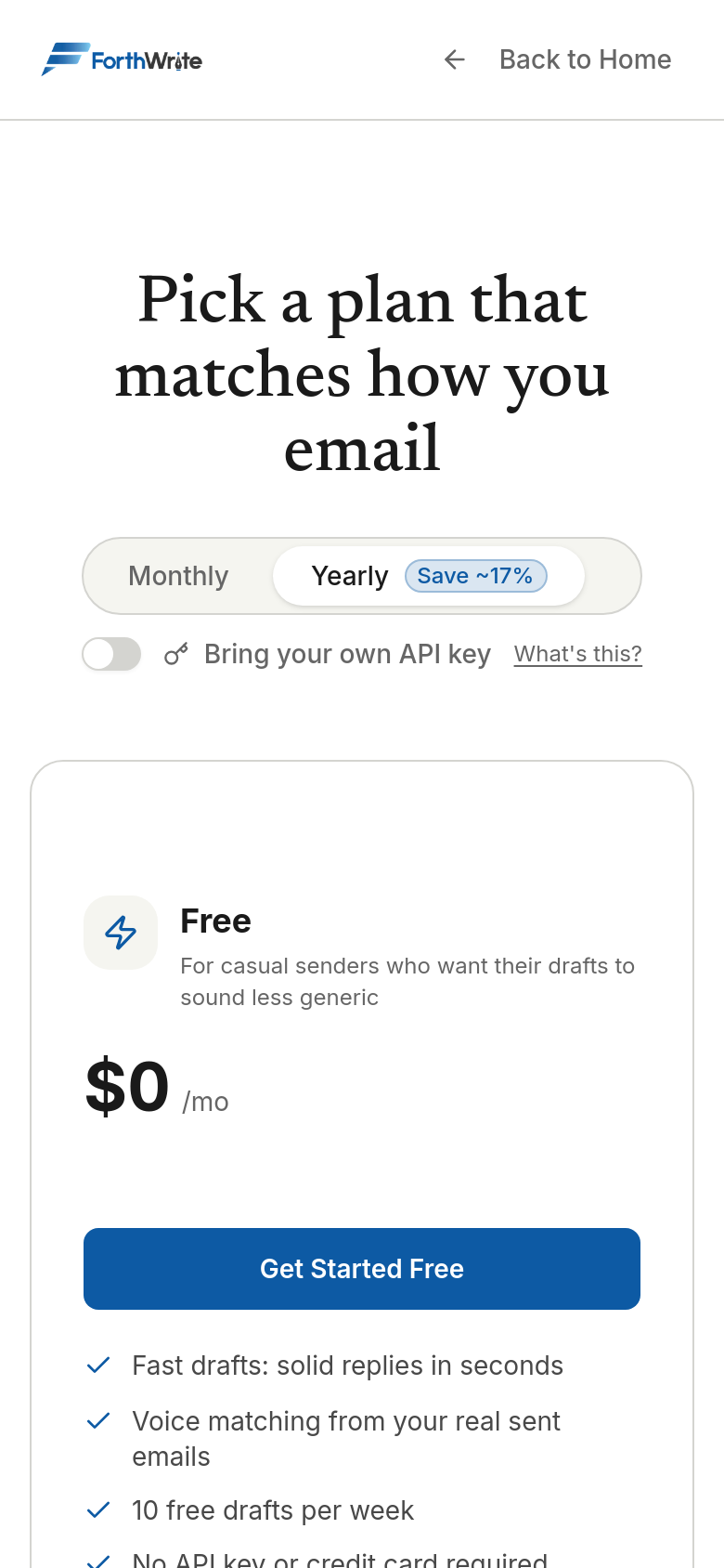 Pricing