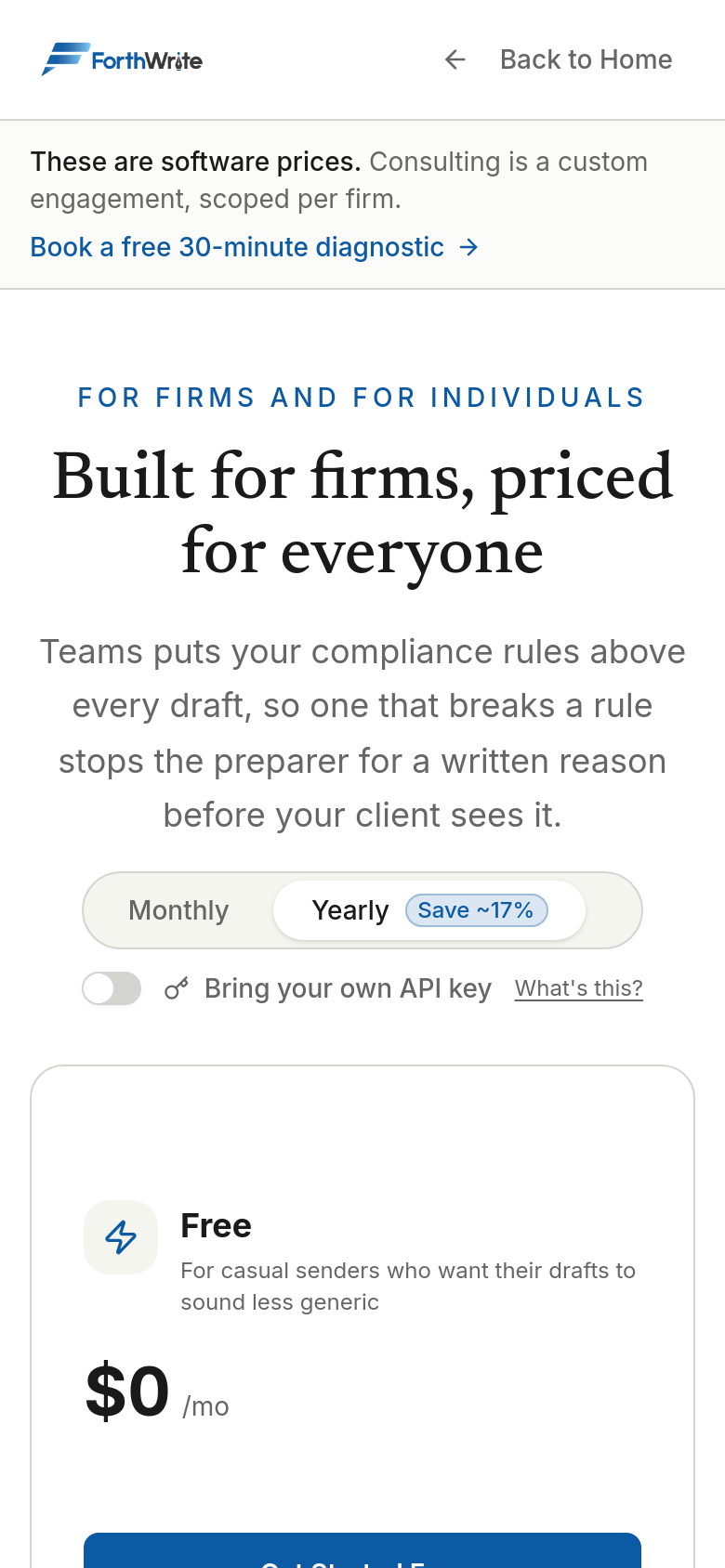 Pricing