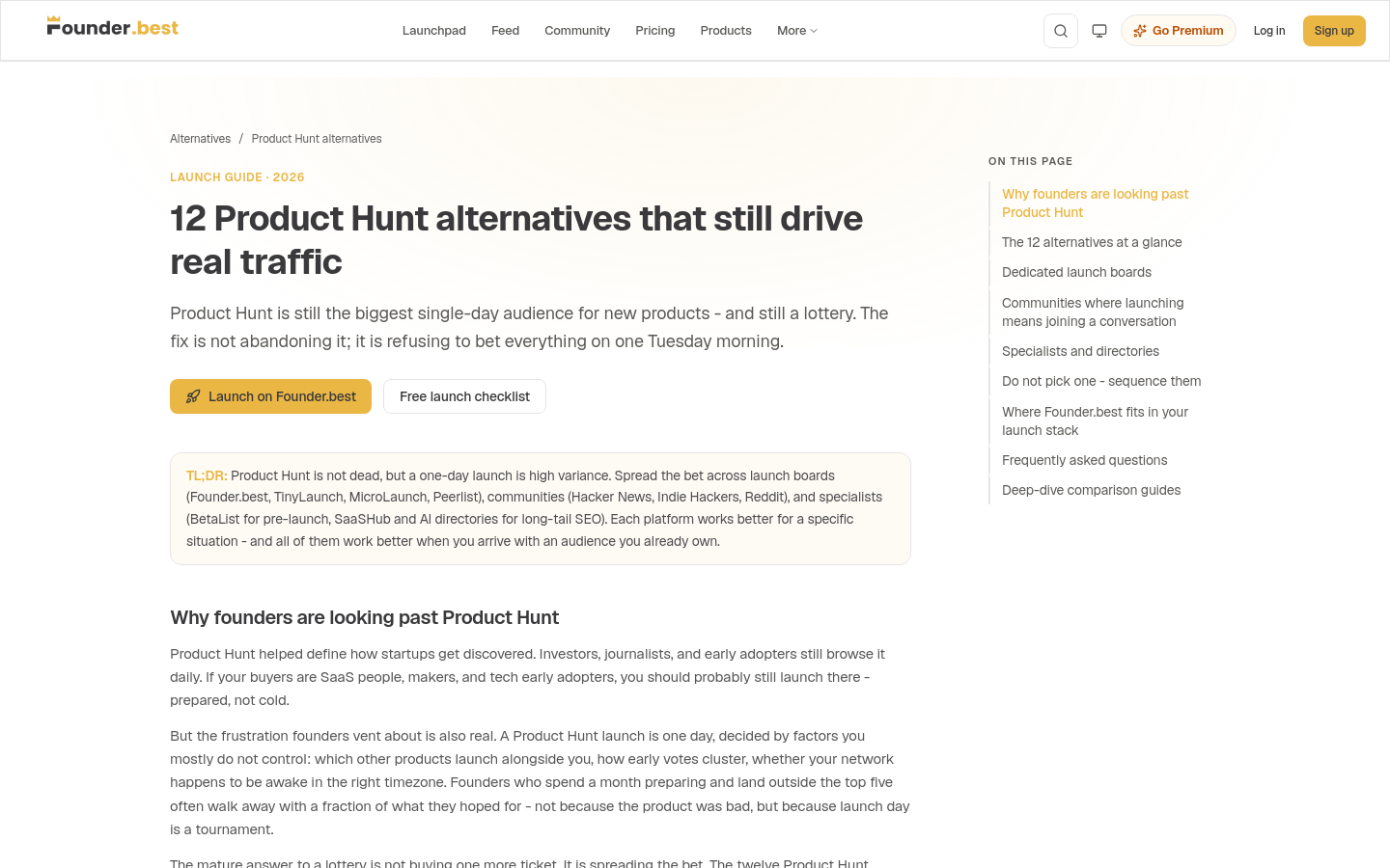 Alternatives