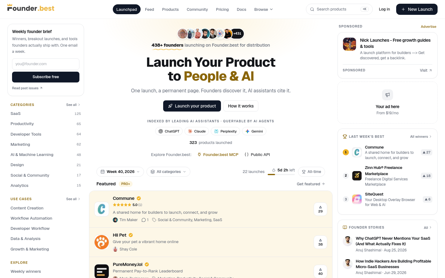 founder.best home page