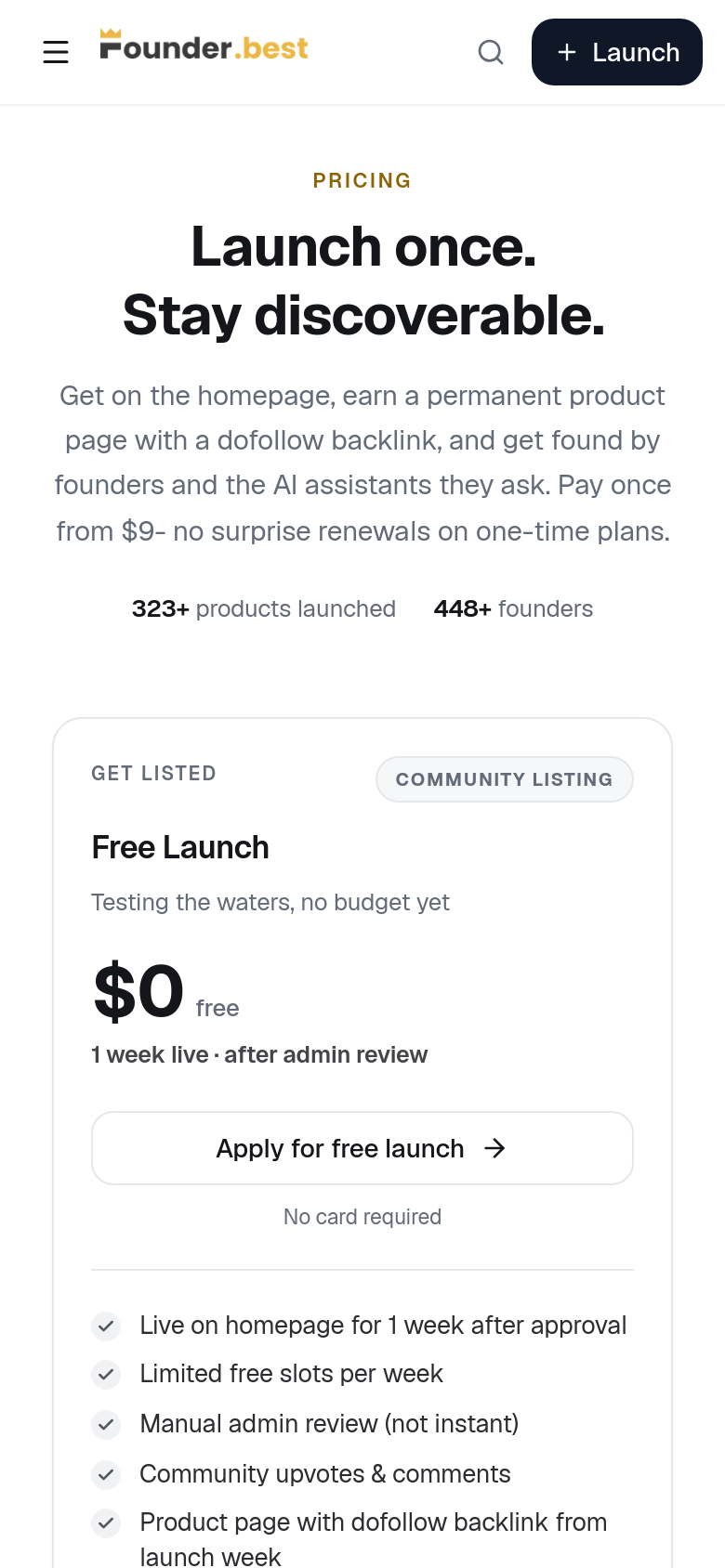 Pricing