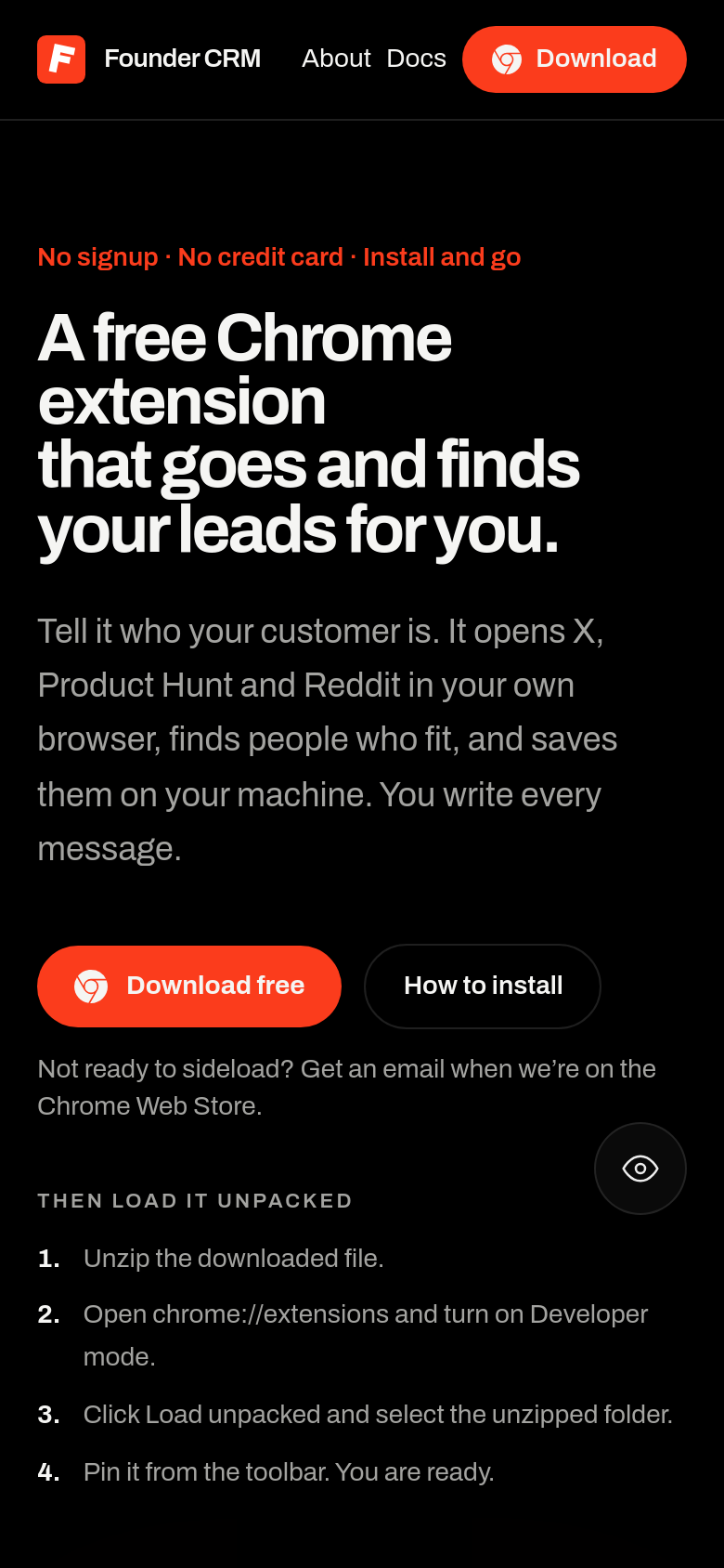 Homepage / Lander