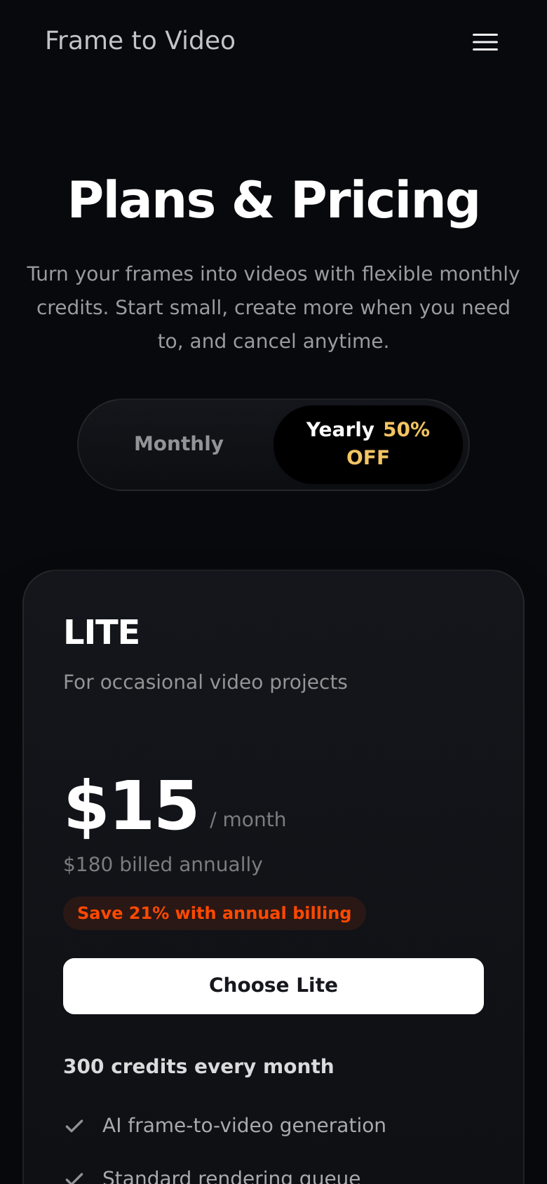 Pricing