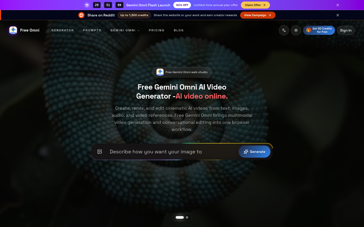 Captured Homepage / Lander