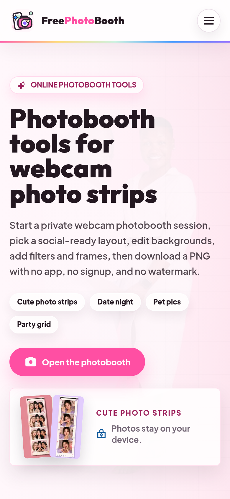 Homepage / Lander