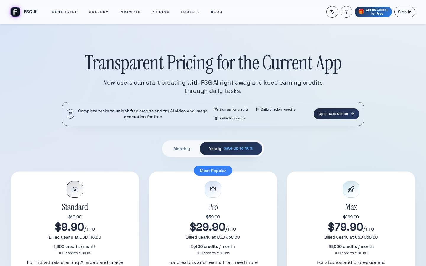 Pricing