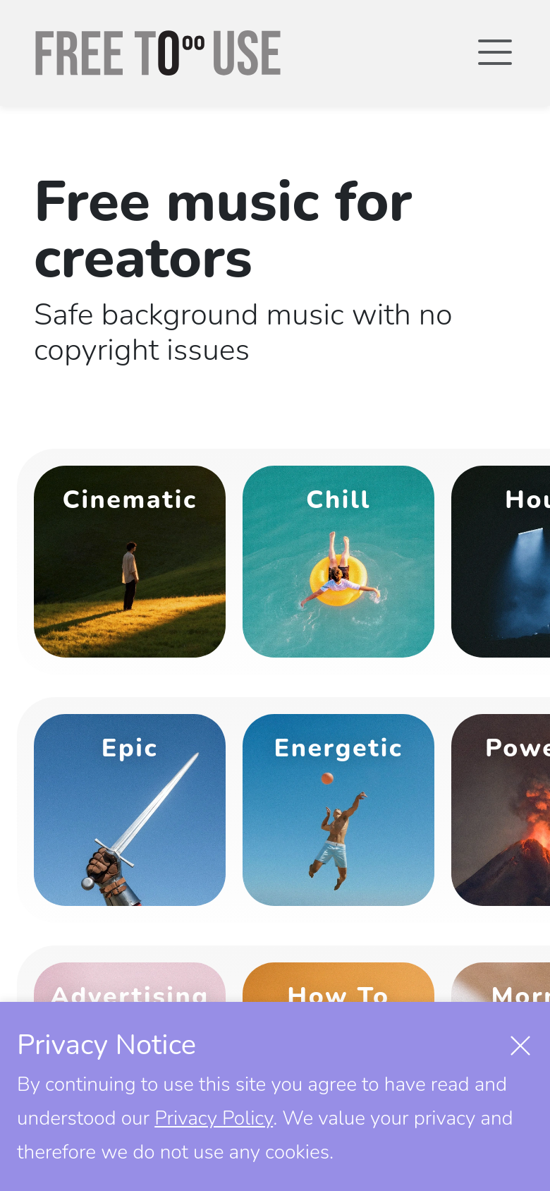 Homepage / Lander