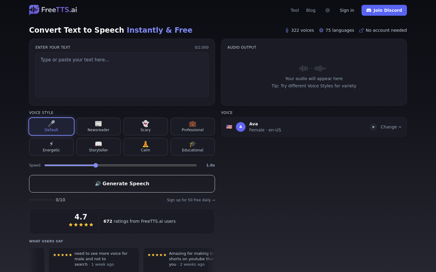 Captured Homepage / Lander