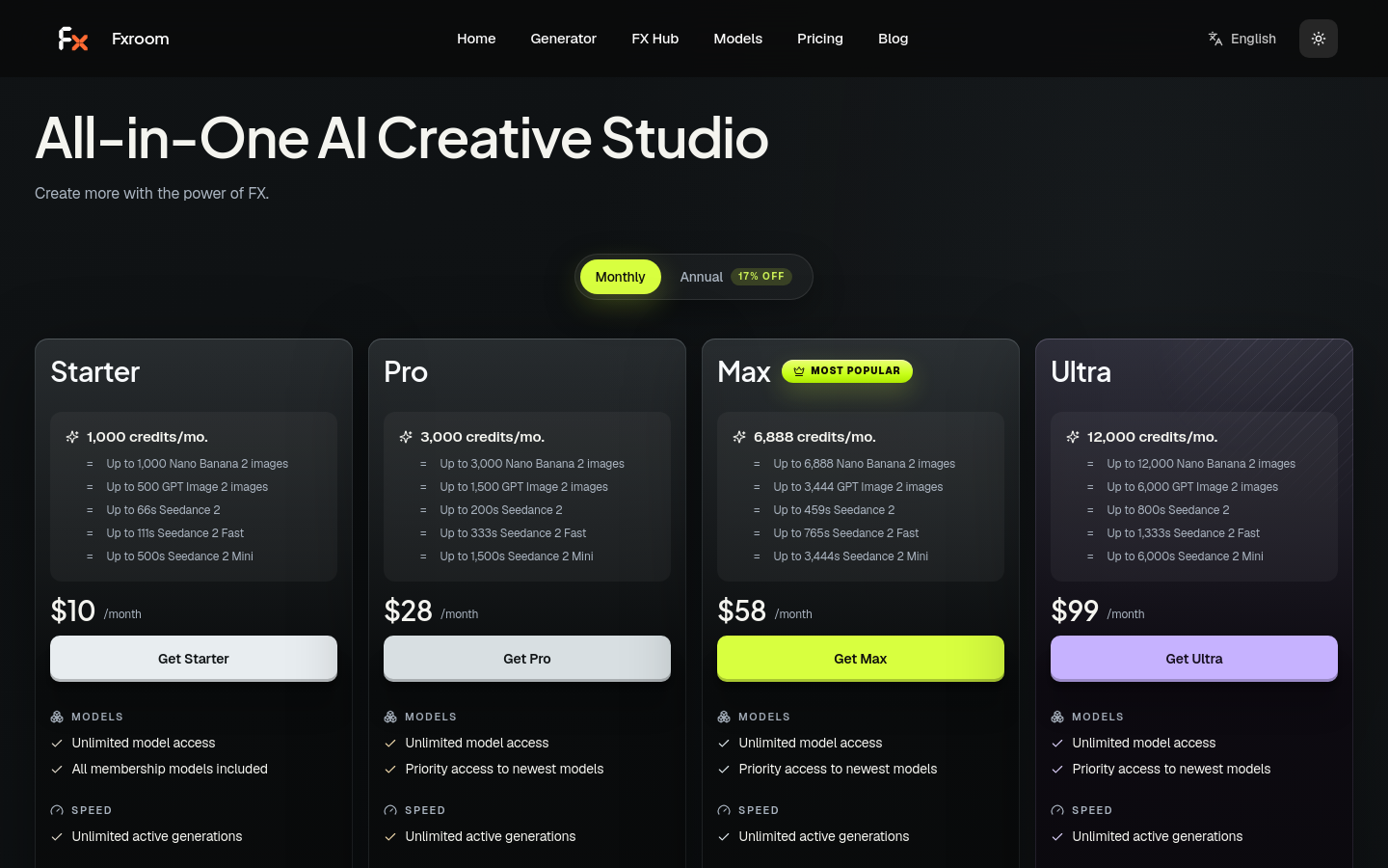 Pricing