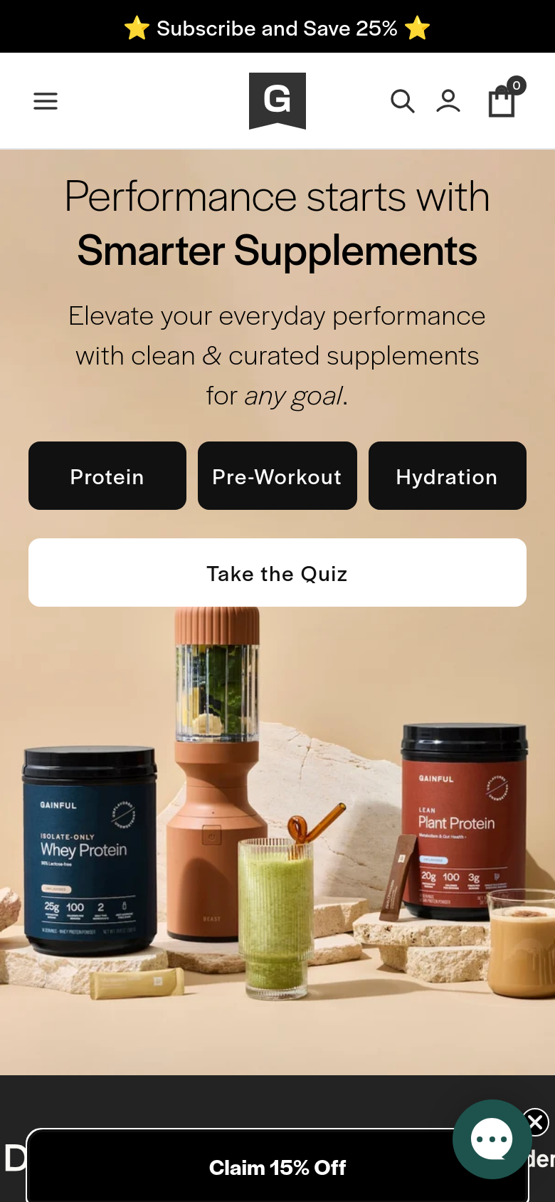 Homepage / Lander