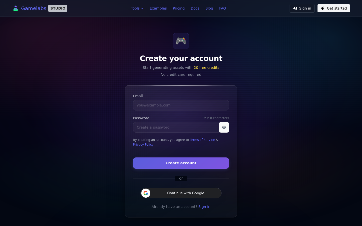Signup